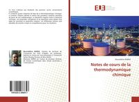 Produktbild: Notes de cours de la thermodynamique chimique