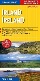 Produktbild: KUNTH Reisekarte Irland 1:300.000
