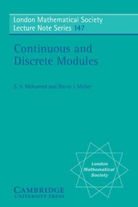 Produktbild: Continuous and Discrete Modules