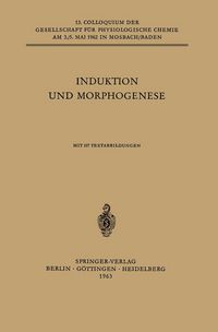 Produktbild: Induktion und Morphogenese