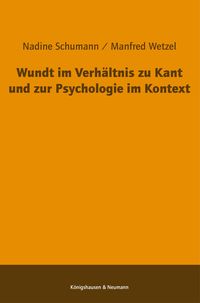 Produktbild: Wundt im Verh&auml;ltnis zu Kant und zur Psychologie im Kontext