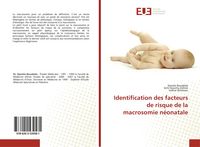 Produktbild: Identification des facteurs de risque de la macrosomie n&eacute;onatale