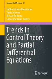Produktbild: Trends in Control Theory and Partial Differential Equations