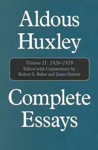 Produktbild: Aldous Huxley Complete Essays