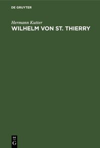 Produktbild: Wilhelm von St. Thierry