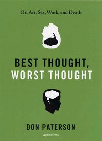 Produktbild: Best Thought, Worst Thought