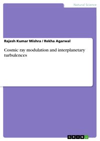 Produktbild: Cosmic ray modulation and interplanetary turbulences