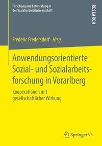 Produktbild: Anwendungsorientierte Sozial- und Sozialarbeitsforschung in Vorarlberg