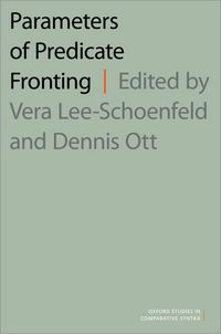 Produktbild: Parameters of Predicate Fronting