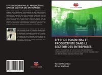 Produktbild: Effet De Rosenthal Et Productivit&eacute; Dans Le Secteur des Entreprises