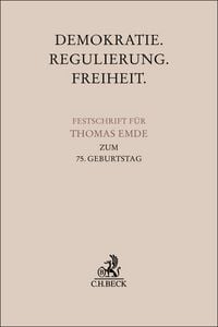 Produktbild: Demokratie. Regulierung. Freiheit.