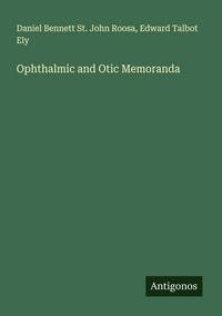 Produktbild: Ophthalmic and Otic Memoranda