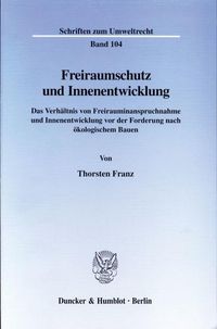 Produktbild: Freiraumschutz und Innenentwicklung.