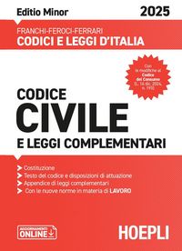 Produktbild: Codice civile e leggi complementari 2025. Ediz. minor
