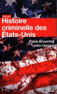Produktbild: Histoire criminelle des Etats-Unis