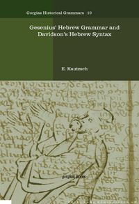 Produktbild: Gesenius' Hebrew Grammar and Davidson's Hebrew Syntax