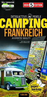Produktbild: Campingkarte Frankreich