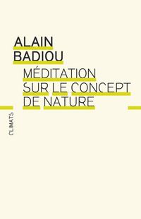 Produktbild: M&eacute;ditations sur le concept de nature