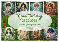 Produktbild: Meine Tierbabys (Tischkalender 2026 DIN A5 quer), CALVENDO Monatskalender
