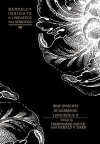 Produktbild: New Insights in Germanic Linguistics II