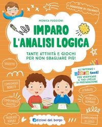 Produktbild: Imparo l'analisi logica. Tante attivit&agrave; e giochi per non sbagliare pi&ugrave;!