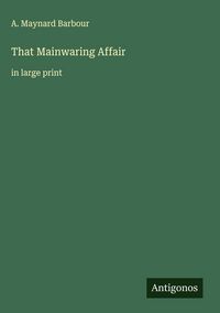 Produktbild: That Mainwaring Affair