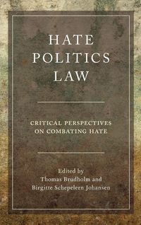 Produktbild: Hate, Politics, Law