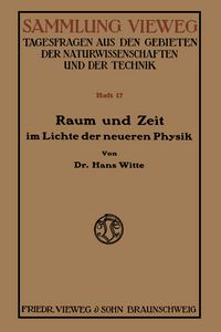 Produktbild: Raum und Zeit im Lichte der neueren Physik