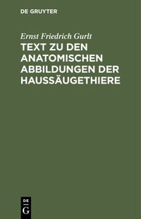 Produktbild: Text zu den anatomischen Abbildungen der Hauss&auml;ugethiere