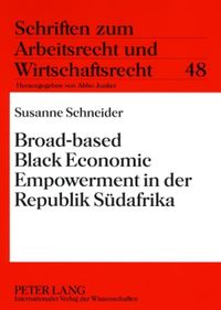 Produktbild: Broad-based Black Economic Empowerment in der Republik S&uuml;dafrika