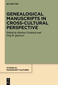Produktbild: Genealogical Manuscripts in Cross-Cultural Perspective