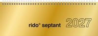 Produktbild: rido/id&eacute; 7036121917 Querterminbuch Mod. septant 2027 305&times;105 mm, Karton, gold