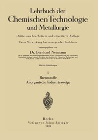 Produktbild: Lehrbuch der Chemischen Technologie und Metallurgie