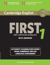Bild vom Artikel Cambridge English First 1 for Revised Exam from 2015 Student's Book with Answers vom Autor Cambridge ESOL