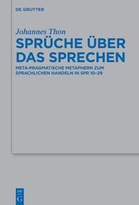 Produktbild: Spr&uuml;che &uuml;ber das Sprechen