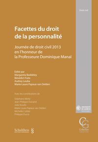 Produktbild: Facettes du droit de la personnalit&eacute;