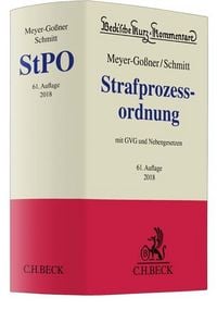 Produktbild: Strafprozessordnung
