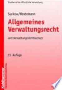 Produktbild: Allgemeines Verwaltungsrecht und Verwaltungsrechtschutz