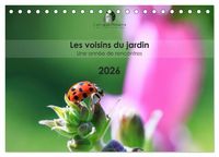 Produktbild: Les voisins du jardin - Une ann&eacute;e de rencontres (Calendrier de bureau 2027 DIN A5 vertical), CALVENDO calendrier mensuel