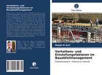 Produktbild: Verhaltens- und Einstellungsfaktoren im Bauabfallmanagement