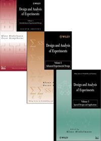 Produktbild: Design and Analysis of Experiments, 3 Volume Set