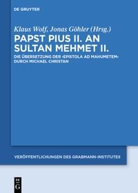 Produktbild: Papst Pius II. an Sultan Mehmet II.