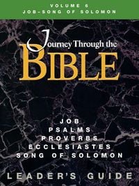 Produktbild: Journey Through the Bible Volume 6 Job-Song of Solomon Leader's Guide