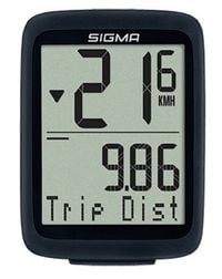 Produktbild: Sigma BC 8.0 WL ATS Fahrradcomputer, kabellos Codierte &Uuml;bertragung mit Radsensor