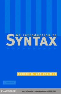 Produktbild: Introduction to Syntax