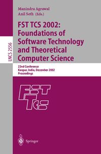 Produktbild: FST TCS 2002: Foundations of Software Technology and Theoretical Computer Science