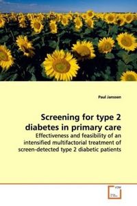 Produktbild: Janssen, P: Screening for type 2 diabetes in primary care