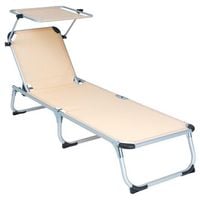 Produktbild: Alu Sonnenliege mit Sonnendach