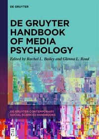 Produktbild: De Gruyter Handbook of Media Psychology