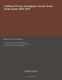 Produktbild: California Private Investigator License Exam Study Guide 2026-2027